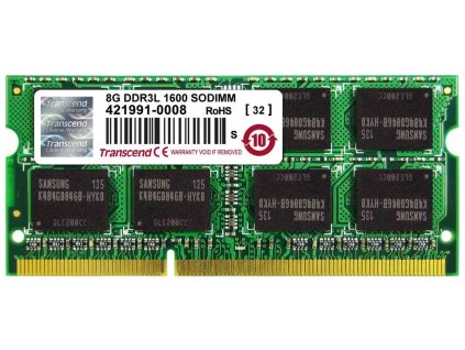 Transcend SODIMM DDR3L 8GB 1600MHz CL11 TS1GSK64W6H