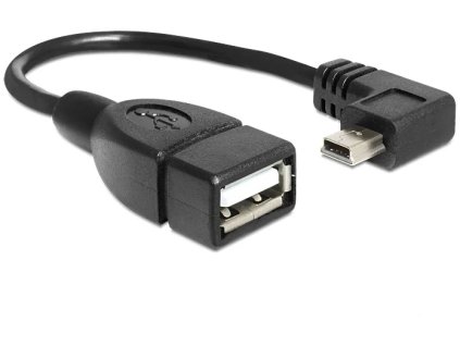 Delock kábel USB mini samec > USB 2.0-A samica OTG 16 cm (83245)