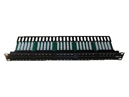 patch panel isdn 25p 1u integrovany black 19 ien189104