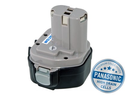 Avacom MAKITA 1234 Ni-MH 12V 3000mAh, články Panasonic ATMA-12Mh-30H