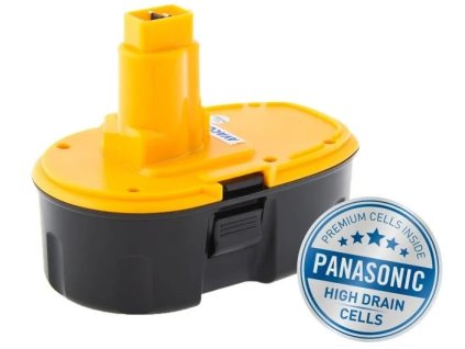 AVACOM DEWALT DE9096 Ni-MH 18V 3000mAh, články PANASONIC ATDE-18Y-30H