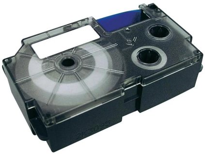 Páska do štítkovača Casio XR-12X1, transp./čierna, 12 mm 774721