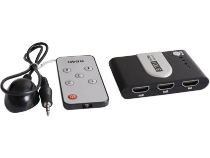 Prepínač HDMI PremiumCord 3:1 automatický