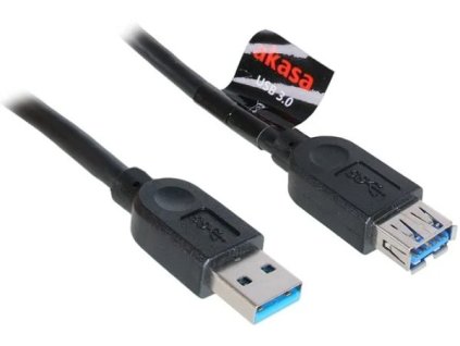 Predlžovací kábel AKASA USB 3.0 USB-A 1,5 m (A-M/A-F)