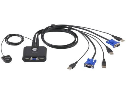 ATEN KVM switch CS-22U USB 2PC mini