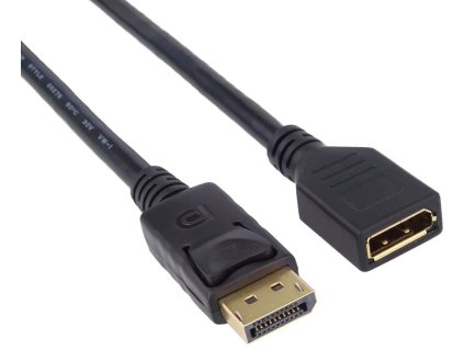PremiumCord DisplayPort predlžovací kábel M/F 2m kportmf1-02