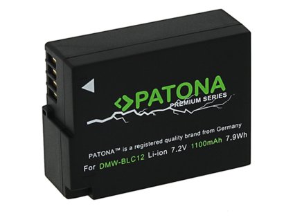 Patona Premium PT1196 - Panasonic DMW-BLC12 E 1000mAh Li-Ion