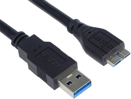 Kábel PremiumCord Micro USB 3.0 5Gbps USB A - Micro USB B, MM, 5 m