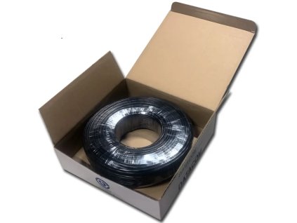 DATACOM FTP drôt CAT5E PE 100m čierny OUTDOOR 1386