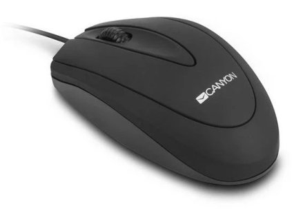 Optická myš BARBONE - čierna