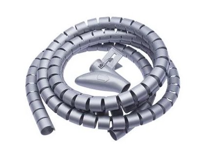 Rúrka na vedenie káblov CONNECT IT WINDER, 2,5 m x 20 mm, sivá
