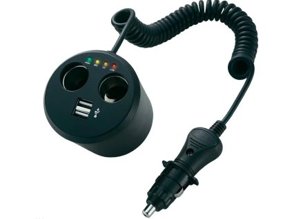 Rozbočovač s USB do autozásuvky A13-155B 855671