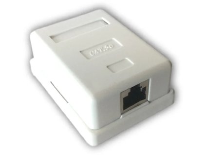 DATACOM Dátová zásuvka STP CAT5E 1xRJ45 biela