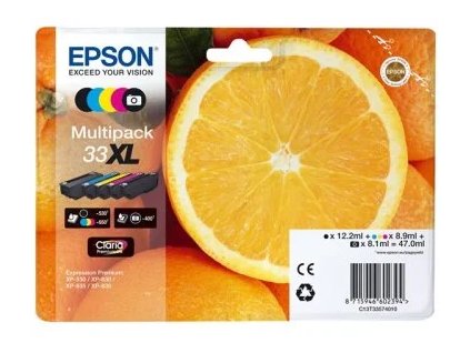 Epson T3357 Multipack 5-barevná 33XL - originál C13T33574011