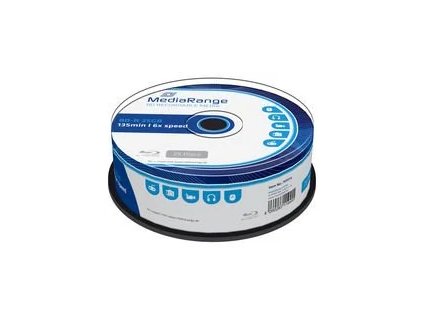 BD-R MediaRange Blu-ray 25GB 6x (25pack) MR514