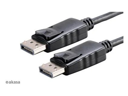 AKASA kábel DisplayPort - DisplayPort, 2m AK-CBDP01-20BK