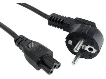 Napájací kábel Akyga pre notebooky IEC C5 1,5 m