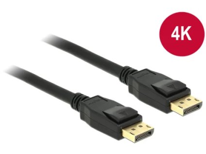 Delock Displayport 1.2 kábel samec > Displayport samec 4K 3m (83807)