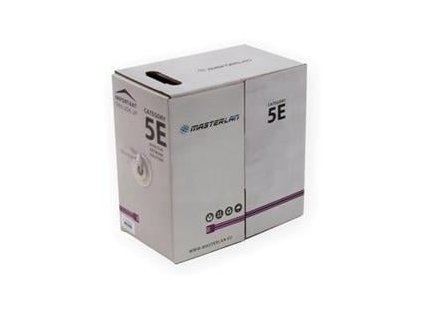 Masterlan UTP kábel drôt Cat5e, LSZH, 24AWG, 305m UTP5E24LS-MS