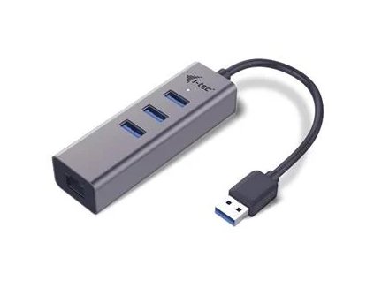i-tec USB 3.0 Metal HUB 3 Port + Gigabit Ethernet U3METALG3HUB