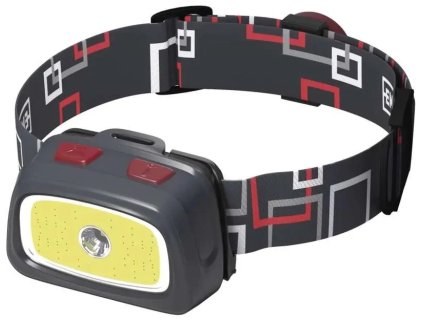 Čelovka P3531 CREE LED + COB LED, 330 lm, 65 m, 3× AAA