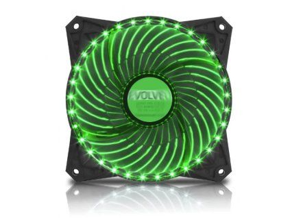 evolveo 12l2gr led 33 bodu ventilator 120mm zeleny ien275073