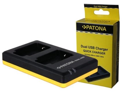 Patona Dual Quick nabíjačka akumulátora pre Panasonic DMW-BCM13 USB PT1956