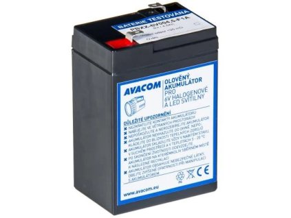 AVACOM Akumulátor 6V 4,5Ah pre svietidlá F1 PBXX-6V004,5-F1A