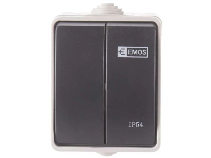 Spínač 250 V/10 AX IP54 2 tlačidlá