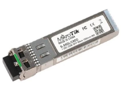 MIKROTIK SFP module 1.25G SM 80km 1550nm Dual LC-connector DDM S-55DLC80D