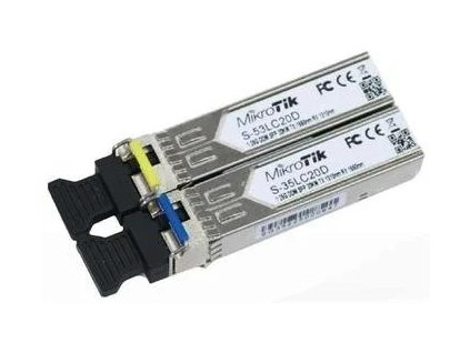 MIKROTIK Pair of SFP modules (S-4554LC80D)