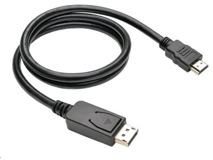 C-TECH kábel DisplayPort na HDMI, 2m, čierny CB-DP-HDMI-20