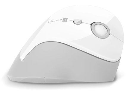 Connect IT For Health ergonomická vertikálna myš, biela CMO-2700-WH