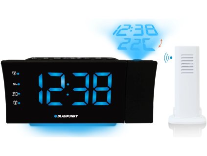 BLAUPUNKT rádiobudík CRP81USB, FM PLL, teplomer, projekcia