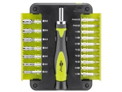 Set 17ks nástavcov a precízneho skrutkovača v krabičke zn-50