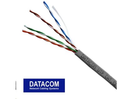 KÁBEL UTP DATACOM drôt cat.5e - Box 500m cievka 1102