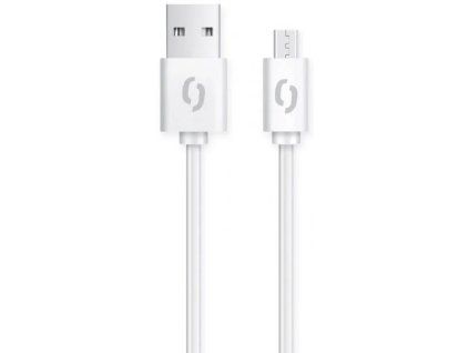 aligator kabel microusb 1m bily ien327799