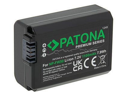 Patón PT1248 - Sony NP-FW50 1030mAh Li-Ion PREMIUM