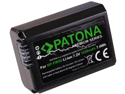 Patón PT1248 - Sony NP-FW50 1030mAh Li-Ion PREMIUM