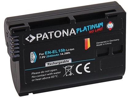 Patón PT1302 - Nikon EN-EL15B 2040mAh Li-Ion Platinum