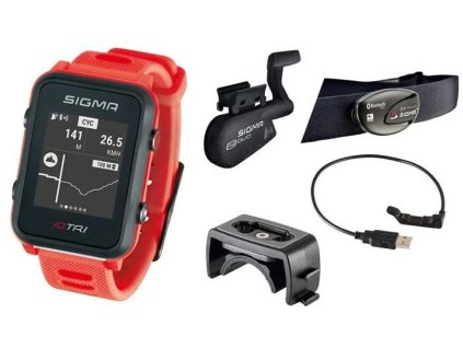 SIGMA iD.TRI set - neon červená 24280