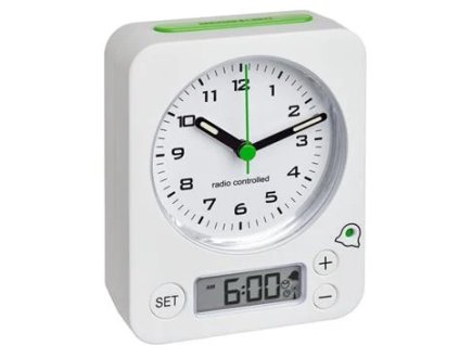 TFA analógový budík s rádiovo riadeným časom 60.1511.02.04 COMBO TFA60.1511.02.04