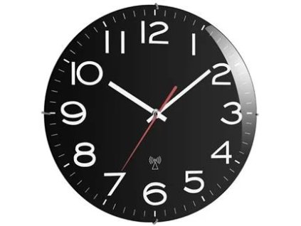 TFA nástenné hodiny riadené DCF signálom 60.3509 - kryt zo skla TFA60.3509