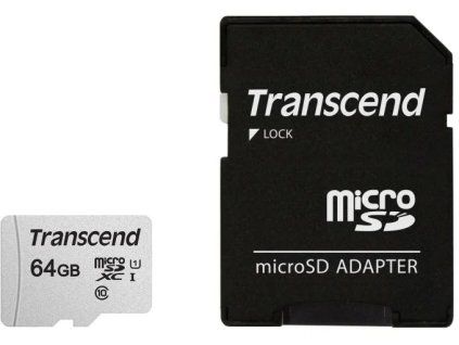 transcend microsdxc 300s 64gb adapter ien342093