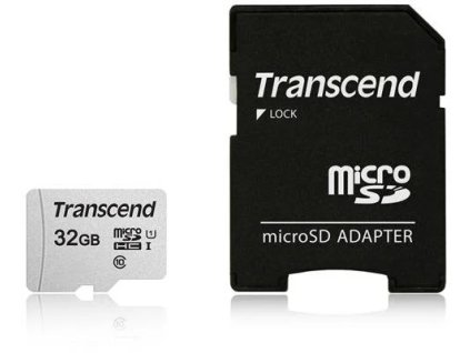 Transcend microSDHC 300S 32GB UHS-I + adaptér TS32GUSD300S-A