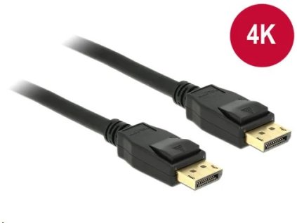 Delock Displayport 1.2 kábel samec > Displayport samec 4K 2m 83806