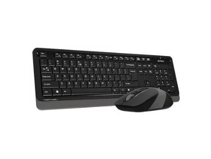 Súprava klávesnice a myši A4tech FG1010 FSTYLER, bezdrôtová, sivá