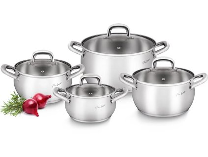 Lamart LT1111 8-dielna súprava riadu z nehrdzavejúcej ocele SHAPE