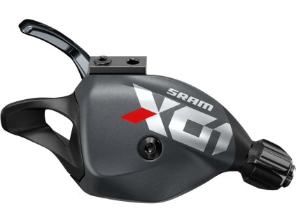 SRAM X01 Eagle trigger - radenie 12 rýchl. + objímka, Lunar Oxy (red) 00.7018.433.000