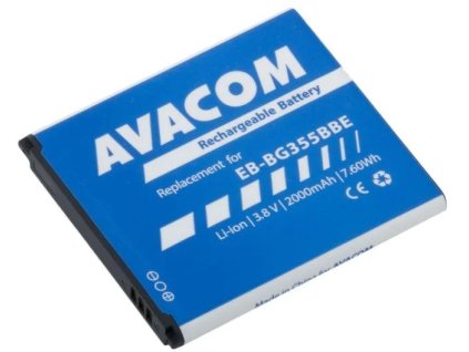 500505 avacom baterie do mobilu samsung core 2 li ion 3 8v 2000mah nahrada eb bg355bbe gssa g355 s2000